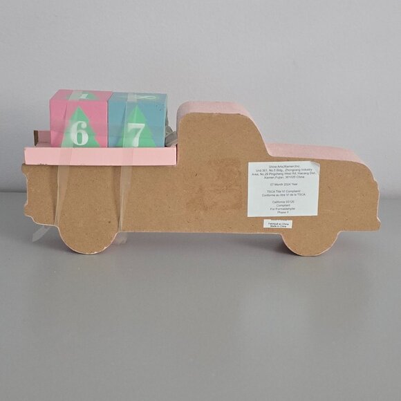 NEW Pink Truck Christmas Countdown - Picture 2 of 4